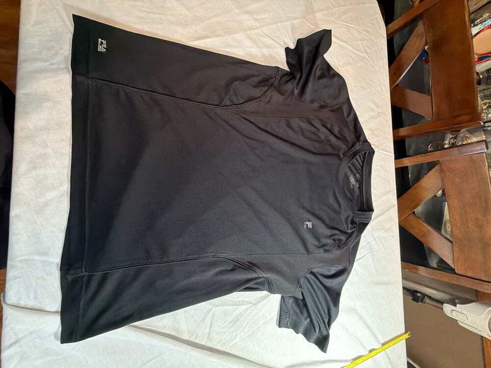 Fila Sport Performance Athletic T-Shirt Black Size L
